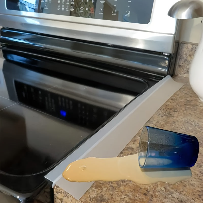 Protect your kitchen counters with this 53.5cm/21 inch long heat-resistant silicone gap filler. Designed to cover gaps and seal spills, this kitchen stove gap cover is a must-have for any home chef.