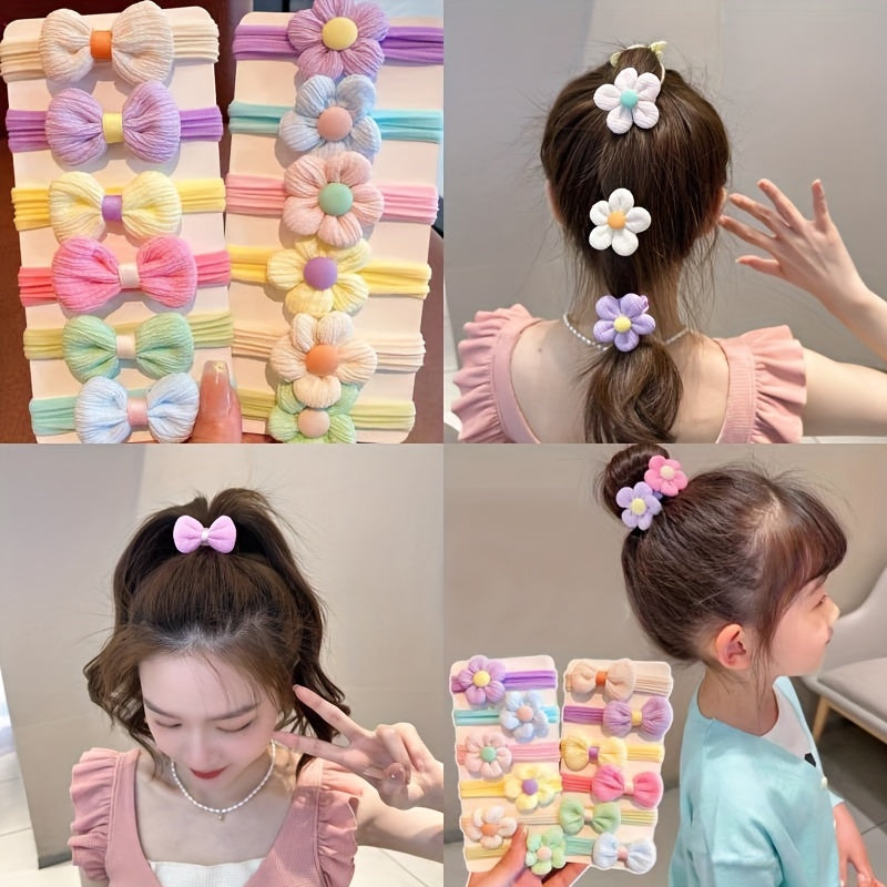 12PCS Cute Flower Bow Hair Accessories for Girls and Women, Perfect Gift Choice