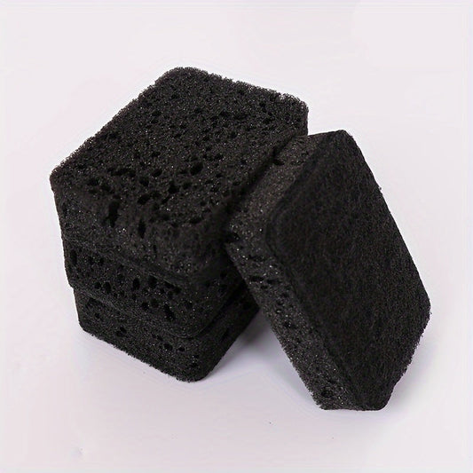 Pack of 10 versatile polyurethane sponges, resistant to sticking and long-lasting, perfect for cleaning kitchens, bathrooms, living rooms, walls, and toilets.