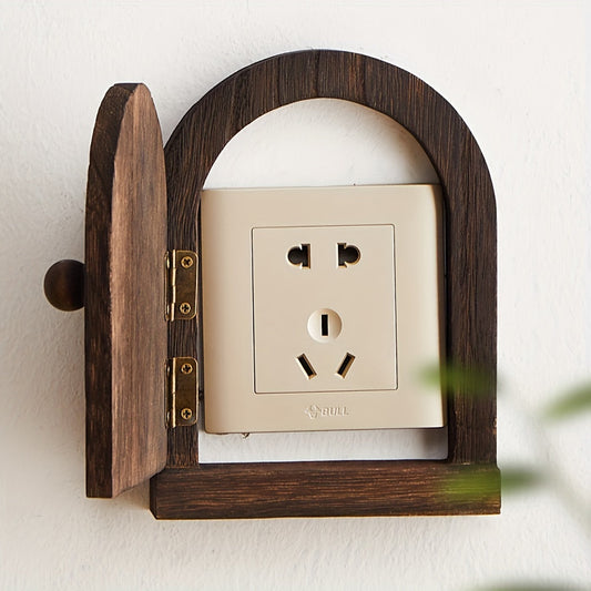 Cover for Wooden Light Switch, Cover for Household Socket, Decorative Frame for Socket, Protection Cover for Electric Shock, Frame for Button, Box for Buttons