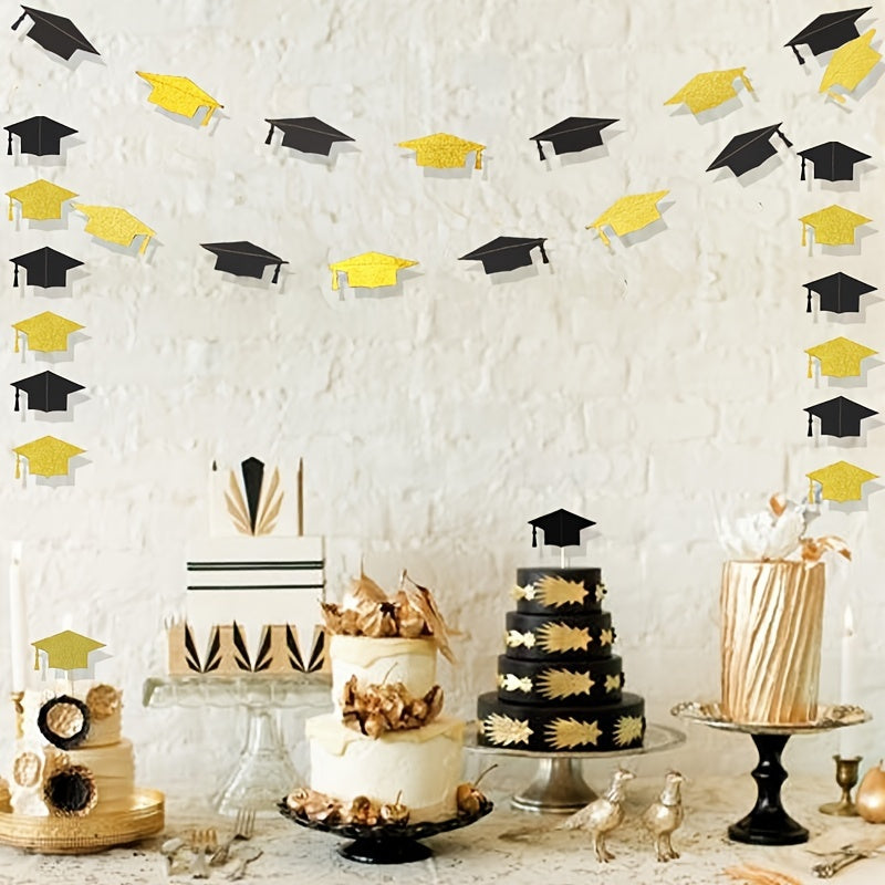 Graduation Cap Latte Decoration for Graduation Season, 1 piece