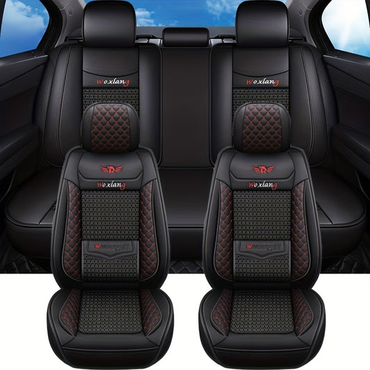 Universal faux car seat cover for various BMW, Audi, Golf, Hyundai, and Peugeot models.