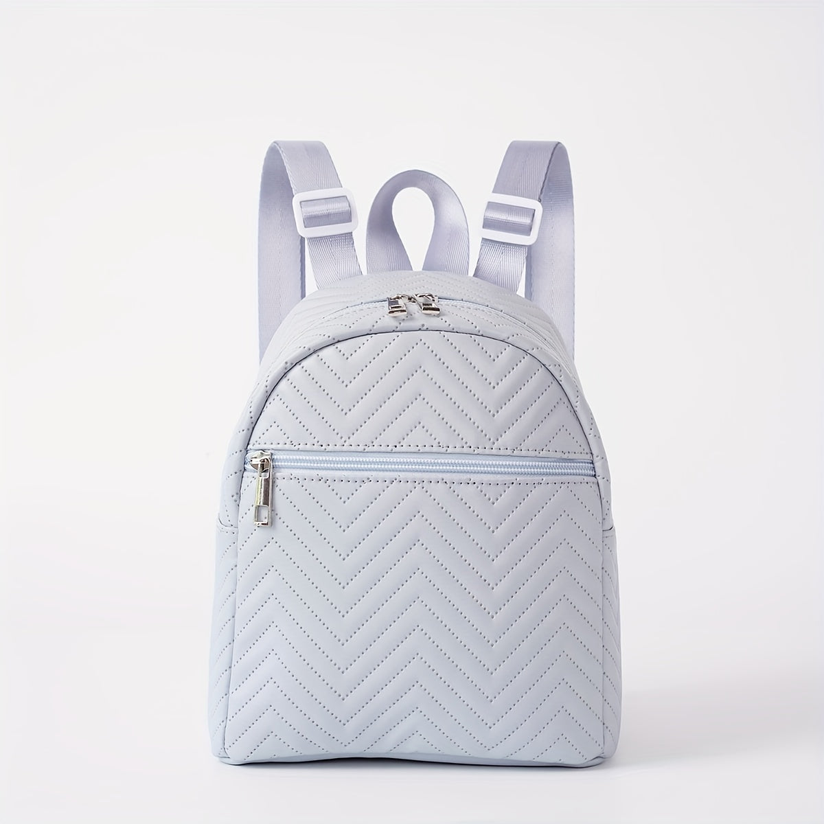 Women's Wavy Pattern Backpack with Large Capacity, Trendy and Casual for Traveling, Hiking, or as a Baby Diaper Bag