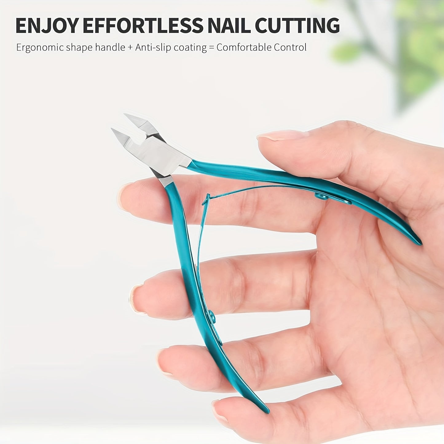 Highly precise nail clippers safe for ingrown and thick toenails, ideal for at-home manicures and pedicures.