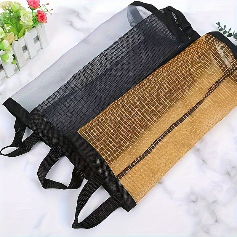 Organize your plastic and garbage bags with this wall-mounted shopping bag organizer, the perfect kitchen storage solution. Keep non-food contact items tidy and easily accessible.