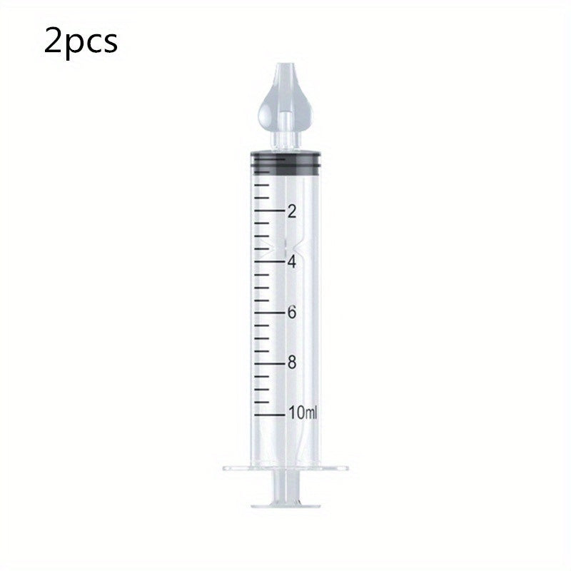 Набор из 2-х назальных аспираторов для детей, инструмент для отсасывания слизи, устройство для промывания носа, многоразовый очиститель носа для детей, идеальный подарок на Рождество, Хэллоуин и День благодарения