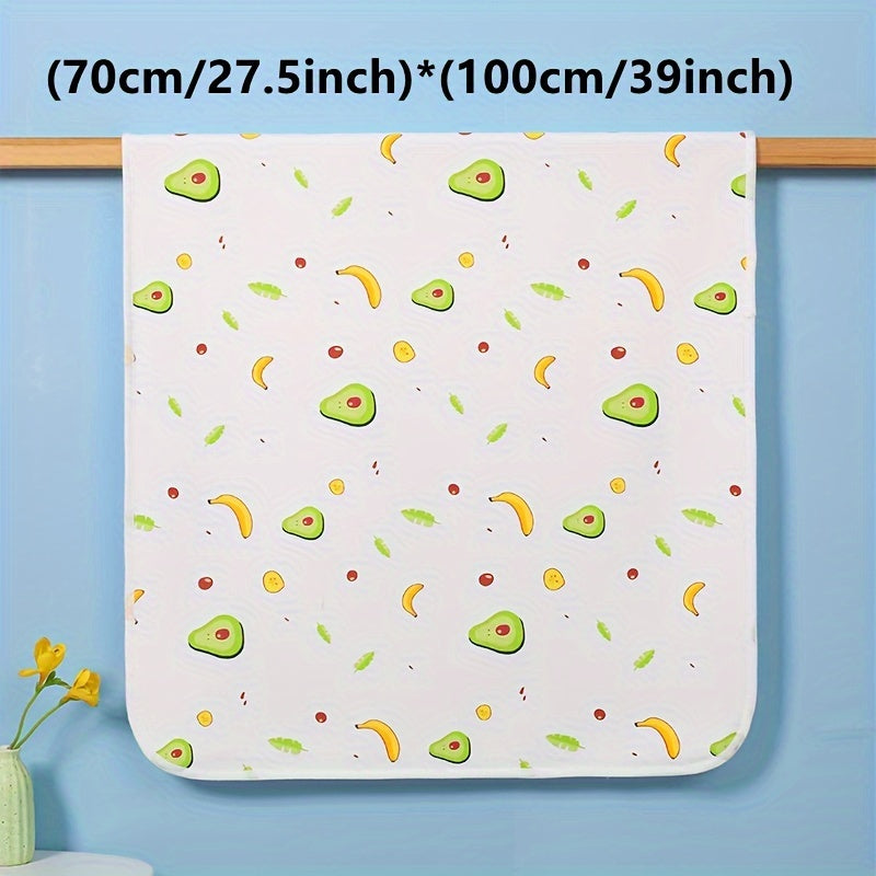 Waterproof Diaper Changing Pad with Cartoon Pattern, Washable Potty Training Mat. Reusable Mattress ideal for Christmas, Halloween, Thanksgiving, New Year's, and Valentine's Day gifts.