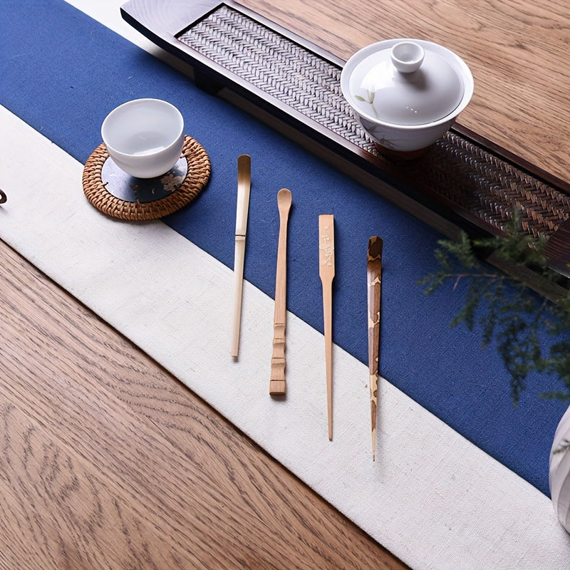 Traditional Japanese Ceremony Accessory: Handcrafted Bamboo Matcha Tea Scoop - 17.78cm for Authentic Green Tea & Matcha Preparation.