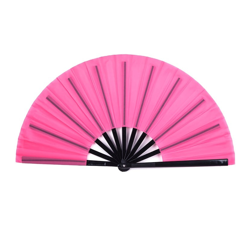 Traditional Chinese style accessories including a 1pc Kung Fu Fan, Tai Chi Ringing Fan, Chinese Dance Folding Fan, and Martial Arts Double-sided Plastic Fan Bone, perfect for adding a classic touch to your look.