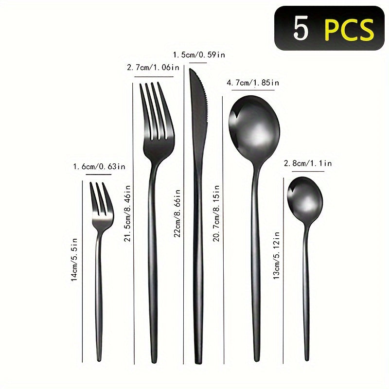 30-piece stainless steel cutlery set in a gift box, perfect for home, restaurant, or hotel use, ideal for weddings.