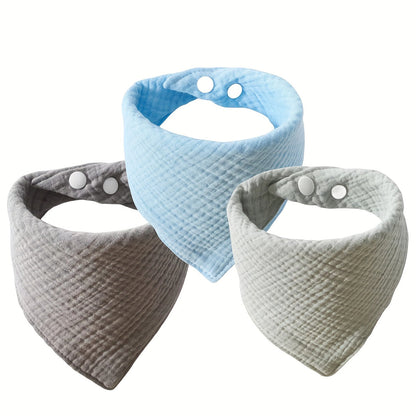 Three pack of burp towels, six-layer muslin gauze bib, soft and luxurious bib. Perfect for Christmas, Halloween, and Thanksgiving gifts, as well as New Year's and Valentine's Day presents.