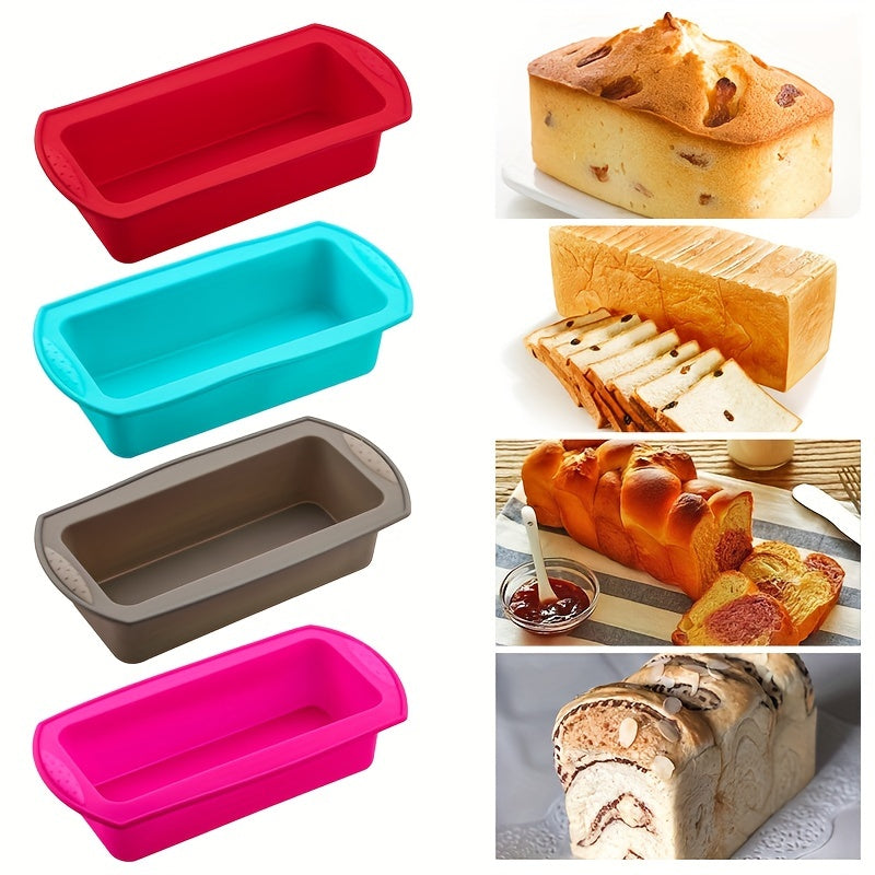 Silicone Loaf Pan - Perfect for Baking Bread and Making Toast! This Non-Stick Bakeware is a Must-Have for Your Kitchen. Includes Baking Tools and Oven Accessories. Dimensions: 27.0cm X 14.0cm X 5.99cm.