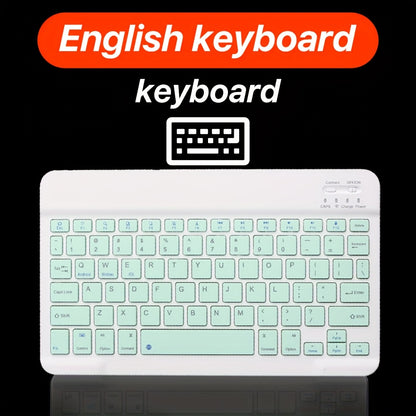 Slim, rechargeable wireless keyboard with ergonomic design for seamless typing on multiple devices. Suitable for PC, laptop, MacBook, iPad, iOS, Android, and Windows.