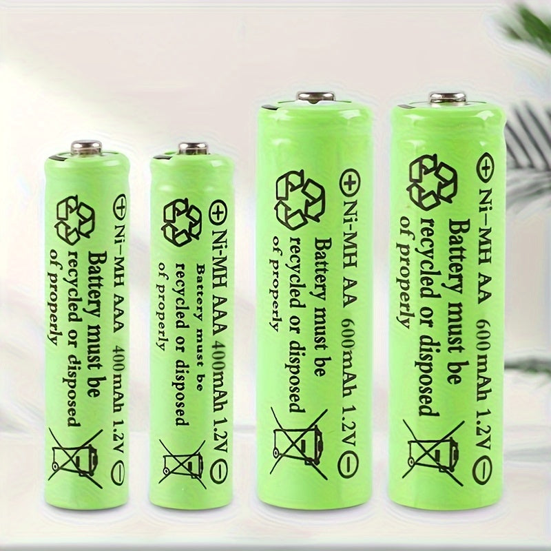 AA-AAA rechargeable Ni-Cd battery with universal functionality