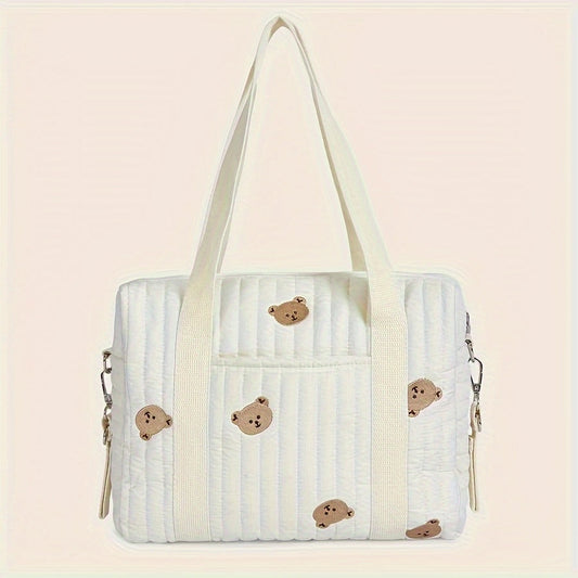 Portable medium-sized bag for parents on multi-bear outings