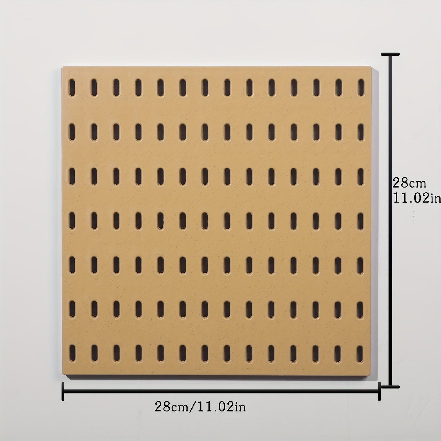 1pc Pegboard and accessories including box, tray, hooks, assortment, cup hooks, holder for tools, storage organizer for various spaces.