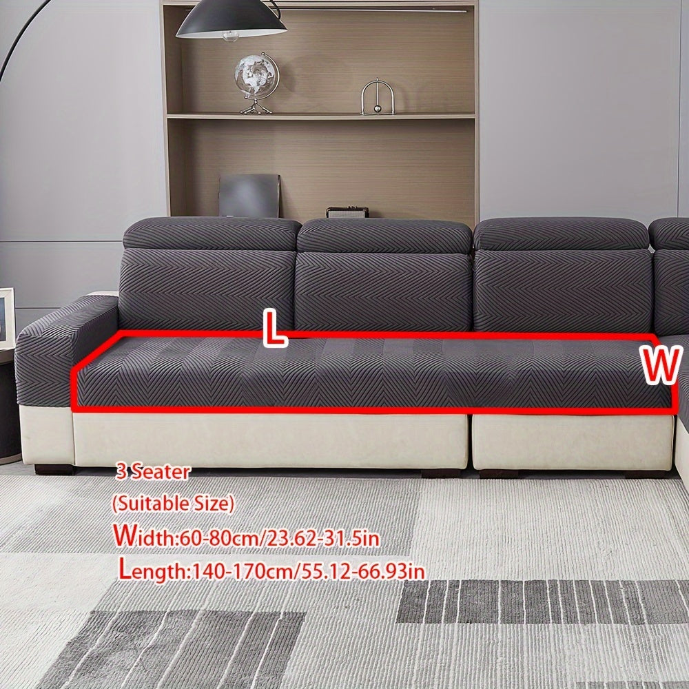 1pc Anti-splash, anti-slip elastic sofa cover for both chic home decor and furniture protection. Sold as single piece.