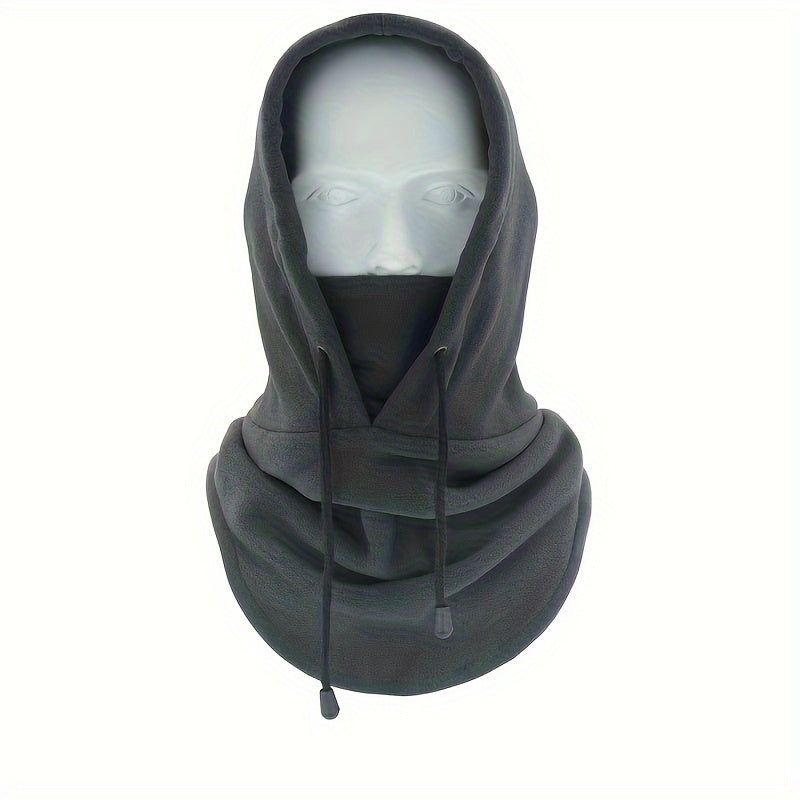 Stay warm during outdoor activities with this Polyester Balaclava Face Scarf. Perfect for cycling, skiing, or other cold weather activities, this windproof mask is crafted with woven techniques for durability. The elastic design ensures a comfortable