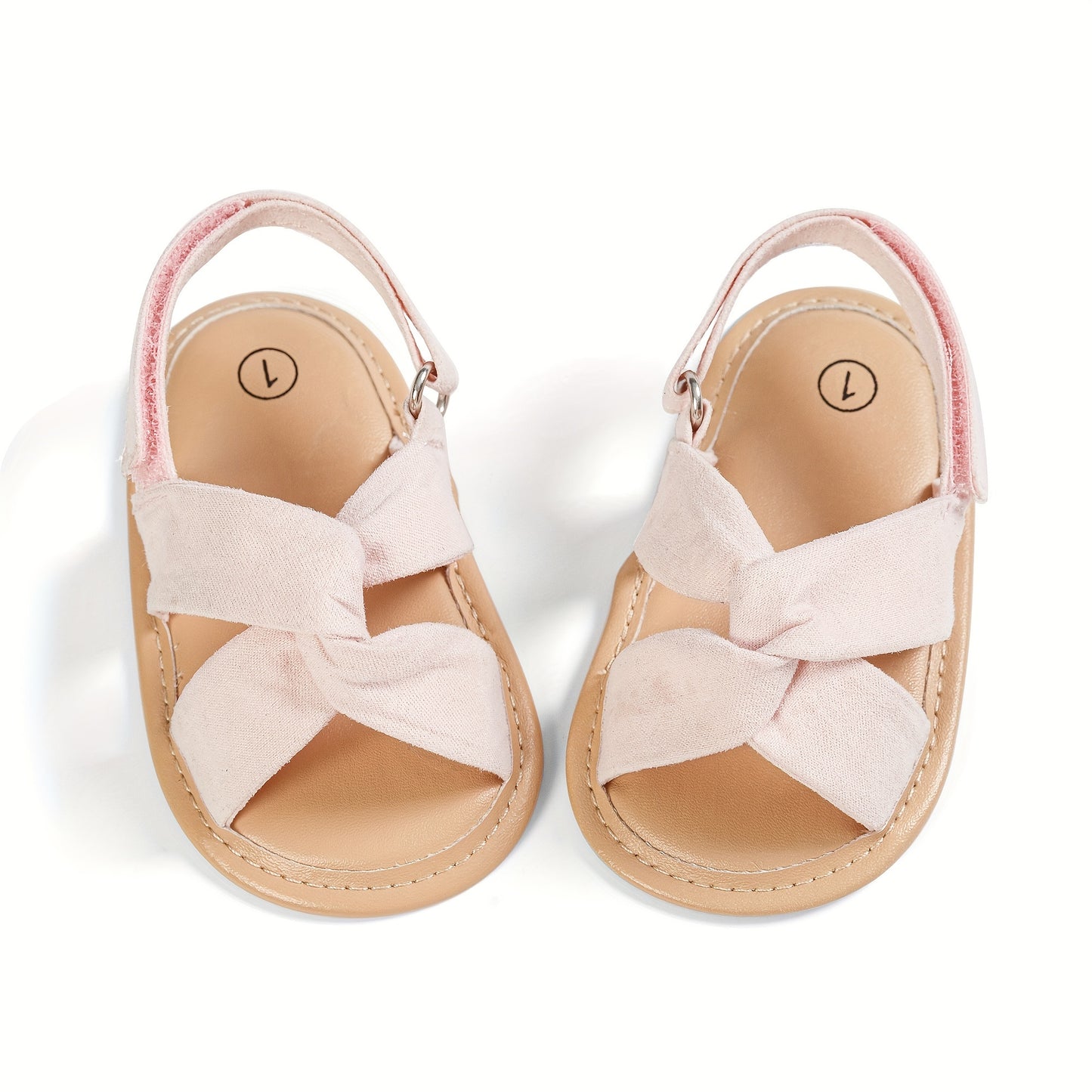 Breathable lightweight open toe sandals for baby girls, perfect for spring and summer walks.