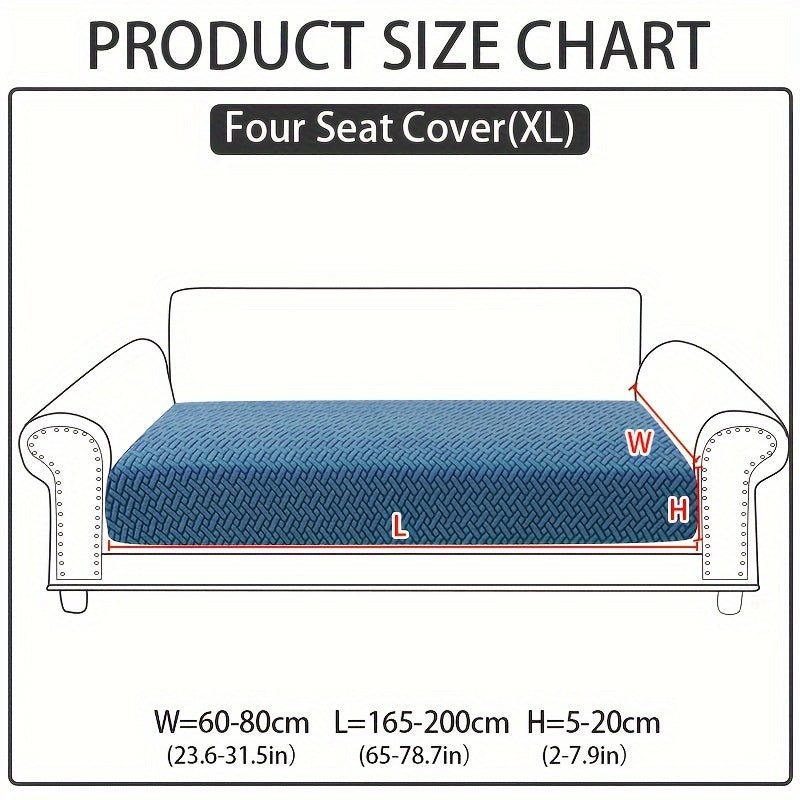 Pet-friendly sofa cover made of non-slip, stain-resistant polar fleece. Machine washable, suitable for all seasons.