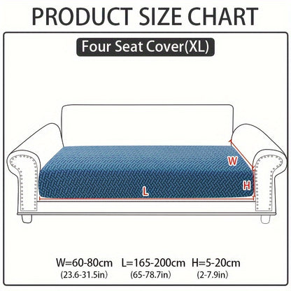 Pet-friendly sofa cover made of non-slip, stain-resistant polar fleece. Machine washable, suitable for all seasons.