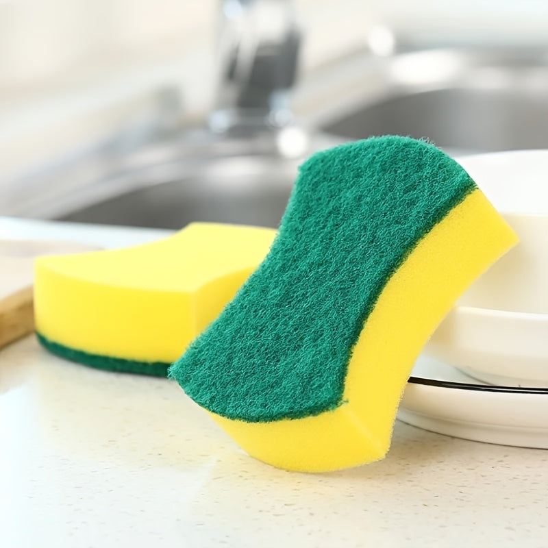 Get your hands on 10/12/24 high-absorbent cleaning sponges that effortlessly eliminate rust from spatulas and wipe away oil stains. An essential tool for kitchen cleaning, these sponges are a must-have for home use.