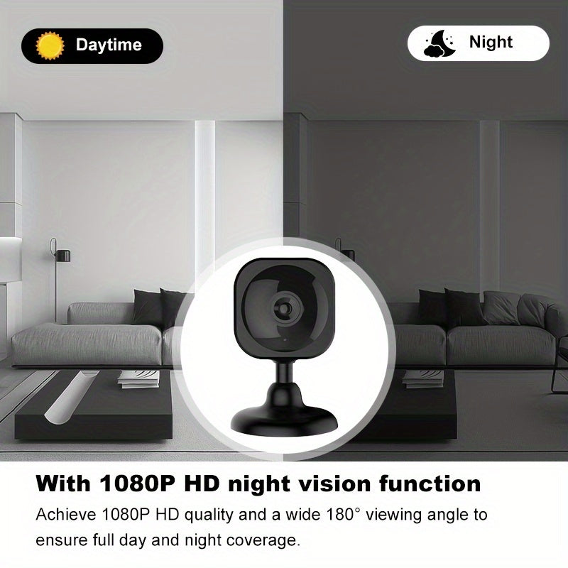 Smart Home Surveillance Camera Kit includes 2 security cameras with 1080P HD resolution, WiFi connectivity, two-way audio, night vision, and motion detection. It is USB powered and allows for remote viewing, making it ideal for home security, monitoring