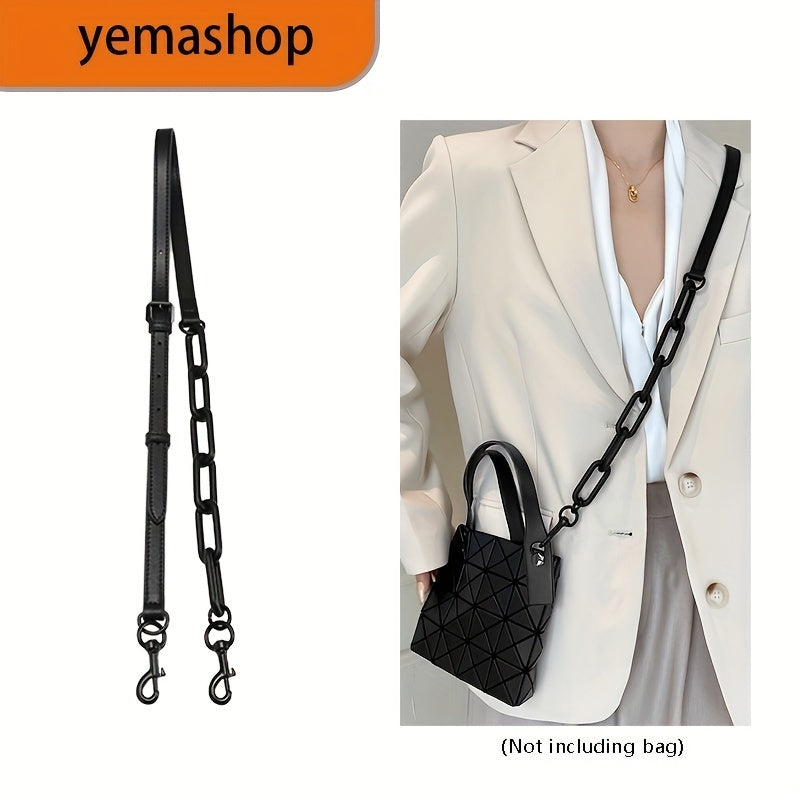 Stylish Handbag Strap in Microfiber & Resin - Adjustable Length 97.99-122.0cm, Ideal for Bag Customization and Crafting