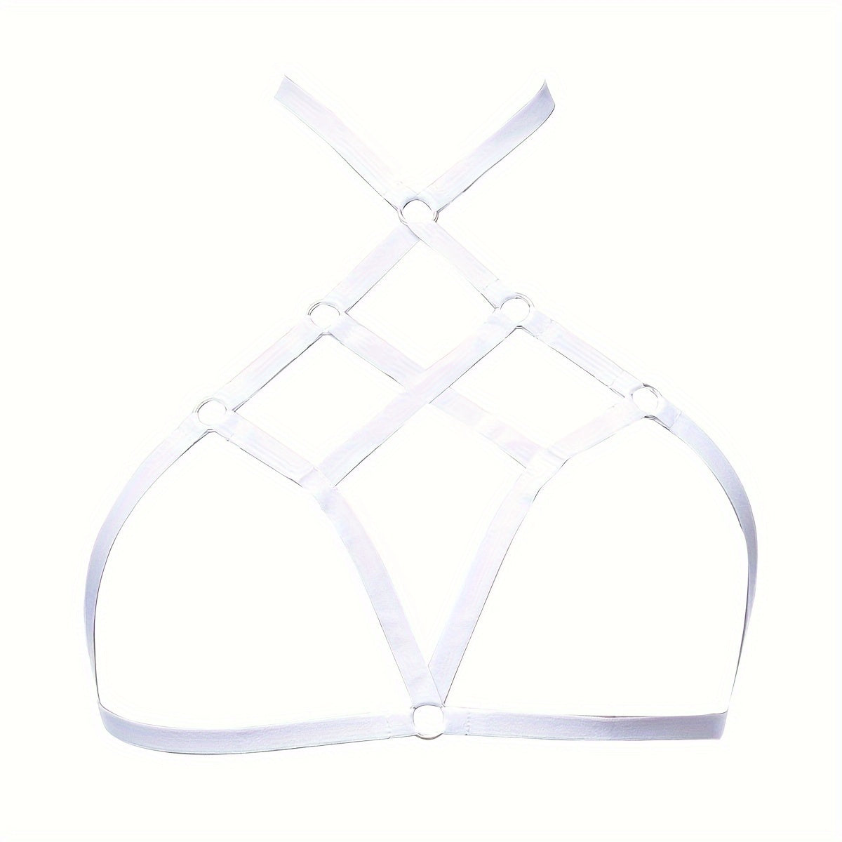 Stylish Hollow Cross Strappy Bra for Nightclub Party