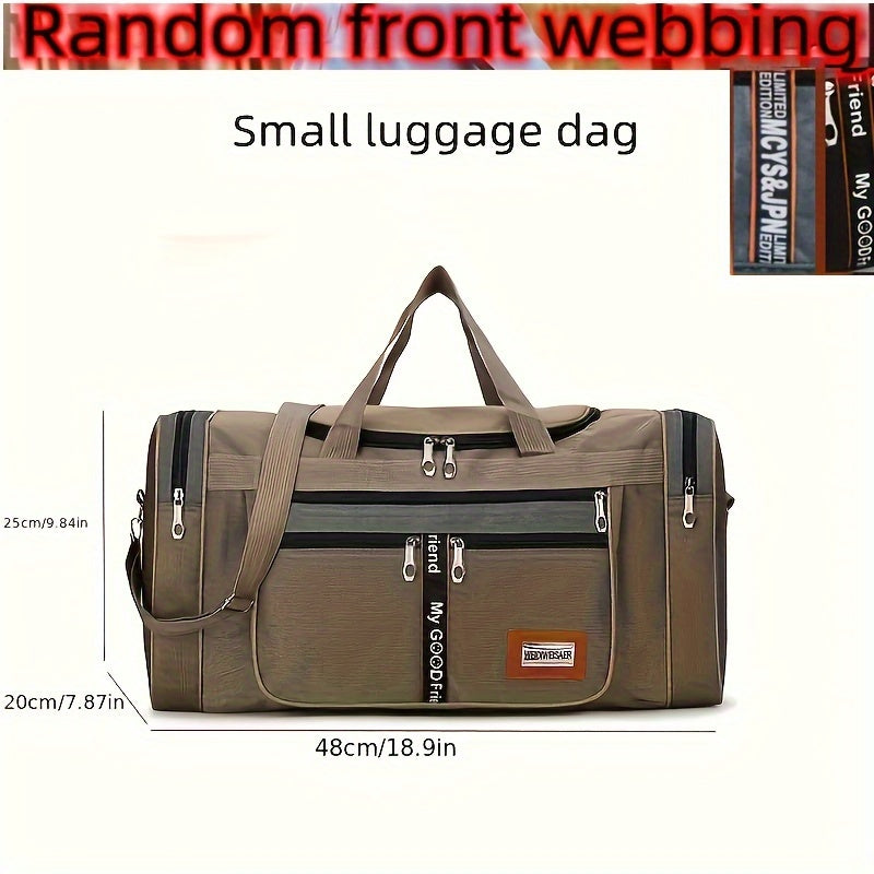 Versatile travel bag for men with large capacity and foldable design, ideal for business trips.