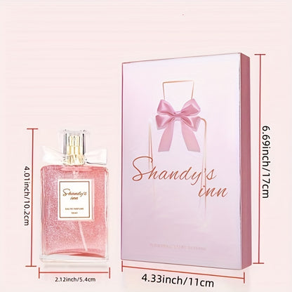 50ml Eau De Parfum for women with refreshing, long-lasting scent of floral and fruity notes, ideal for dating and daily wear. Perfect gift for her.