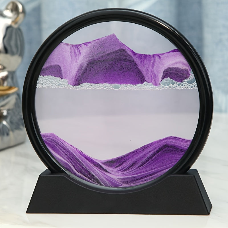 Art Timer Quicksand - Unique Decor for Living Room, Creative Gift Idea for Home and Office Desk