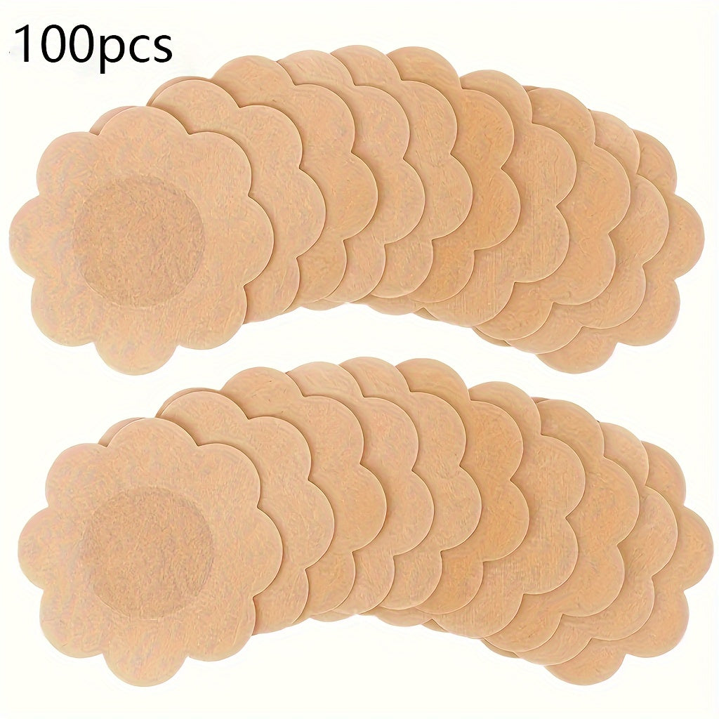 50/100 Disposable Non-woven Nipple Covers, Ultra-Thin Breathable Pasties, Wedding Dress Protection