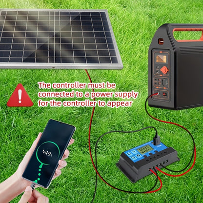 ZGZXSEXHZ Portable Solar Panel Kit with Controller, 12V-24V Output, USB Charger - Ideal for various outdoor uses.