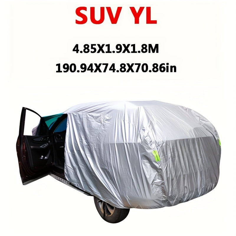 Universal SUV/Sedan Full Car Cover for Outdoor Protection