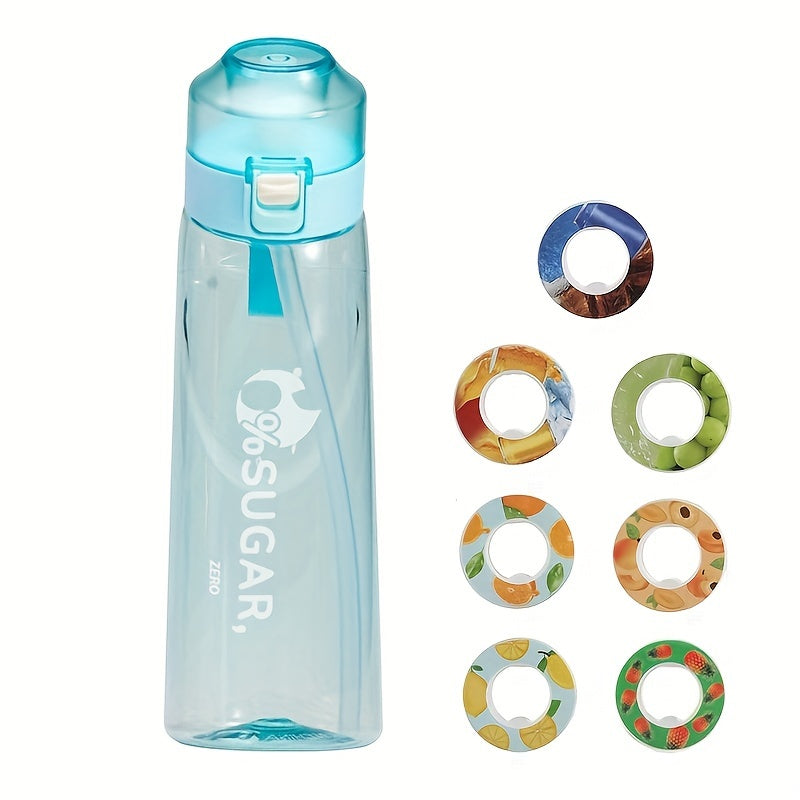 7 Fruit Flavour Pods Starter Set with Drinking Bottles, including Sports Water Bottle and scented flavour pods, a best seller.