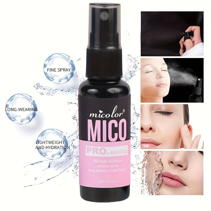 Makeup Set includes a 1.52 Oz/45ml Primer Base and HD High-Definition Long-Lasting Setting Spray for pore-minimizing and color-enhancing cosmetics.