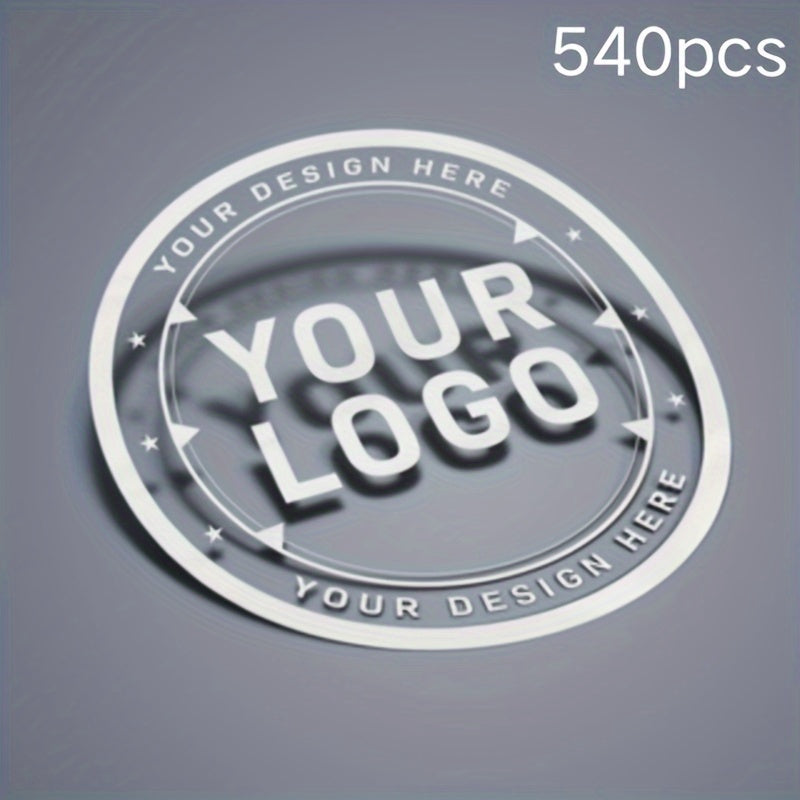 Custom stickers measuring 3.99 cm in size are available in waterproof PVC transparent and white bottom PP paper materials. These stickers can feature your logo, wedding or birthday designs, personalized labels for Christmas and Halloween gifts, or small