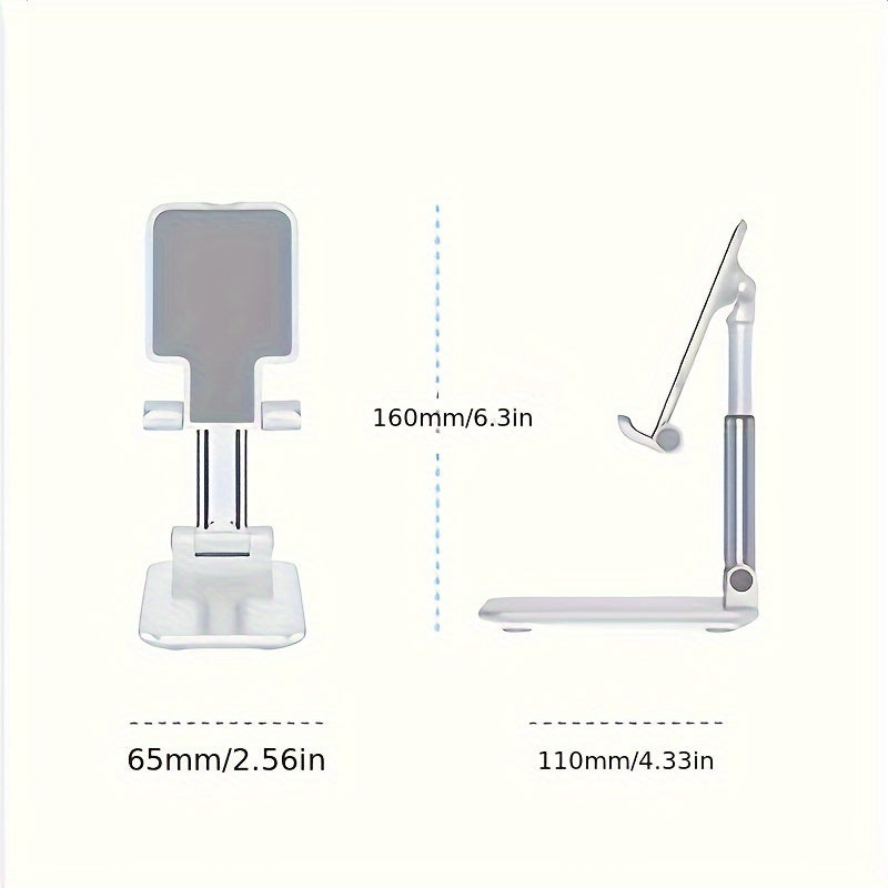 Foldable portable phone holder for online classes.