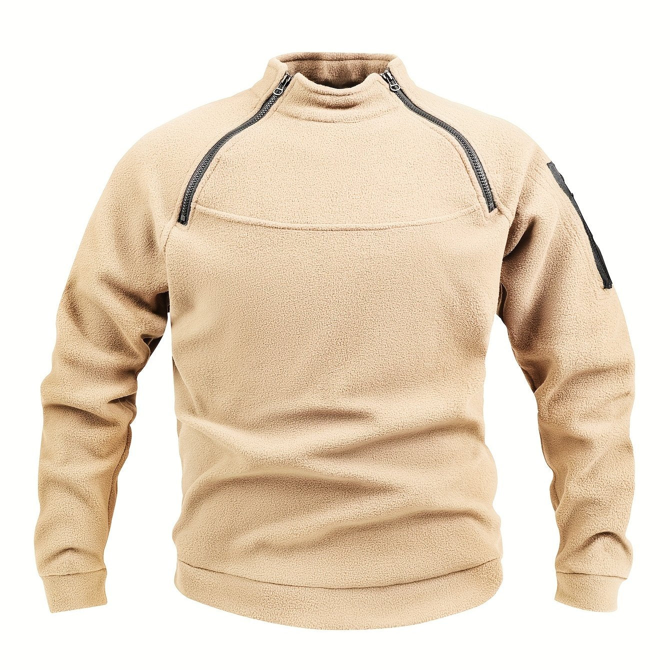 Men's cozy fleece sweatshirt for cold weather.