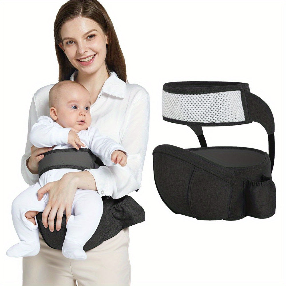 Newborn Baby Carrier, Ergonomic Infant Carrier for Parents - Lightweight Waist Stool for Toddlers, Children, and Babies - Perfect Shower Gift for Christmas, Halloween, Thanksgiving, and more! Suitable for 2.72-21.77 KG.