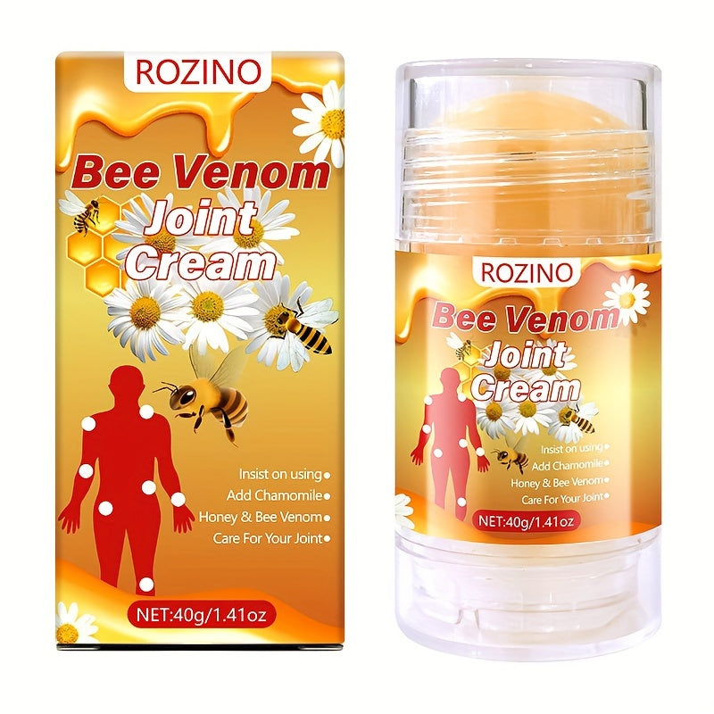 Lightweight and non-greasy Bee Venom Care Cream with natural plant extracts for strong hydration. Easy to absorb, moisturizing with a touch, and portable for convenient use.