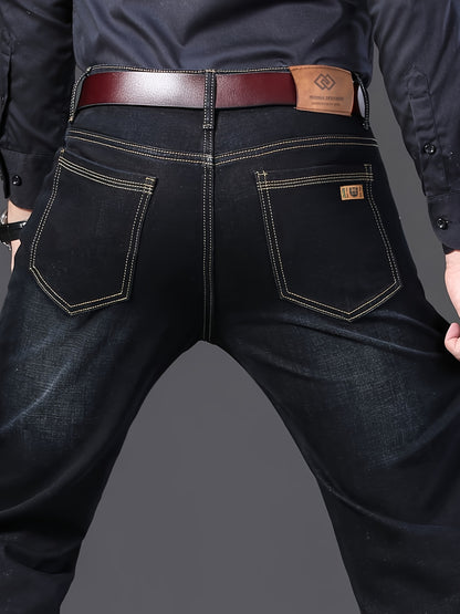 Classic design men's jeans for daily wear in all seasons