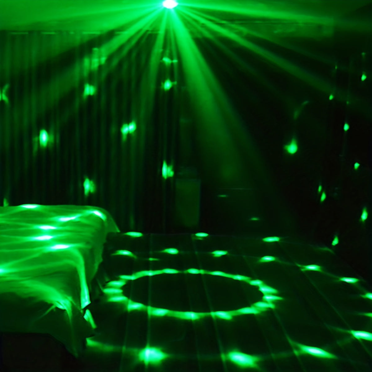 Bring the party to life with sound-activated RGB disco ball lights - perfect for home dance parties, bars, weddings, and more!