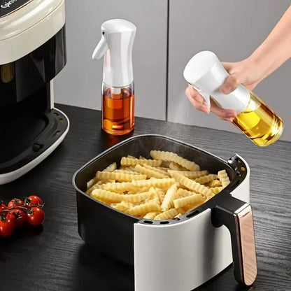 1. Set of 3 Air Fryer Silicone Baking Trays with Oil Spray Bottle
2. Air Fryer Tray for Household Use with Oil Spray Pot
3. Kitchen Cooking Oil Spray Pot and Can for Air Fryer