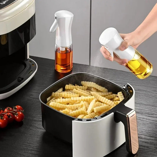 1. Set of 3 Air Fryer Silicone Baking Trays with Oil Spray Bottle
2. Air Fryer Tray for Household Use with Oil Spray Pot
3. Kitchen Cooking Oil Spray Pot and Can for Air Fryer