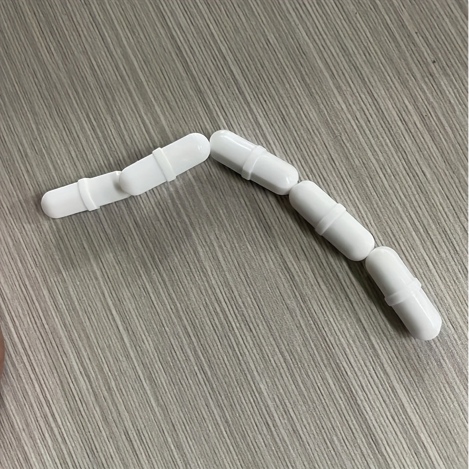 These self-stirring White PTFE Magnetic Stir Bars are perfect for automatically mixing liquids in mugs and thermal cups. They are resistant to corrosion and high temperatures, making them ideal for both laboratory and food applications. Use them with a