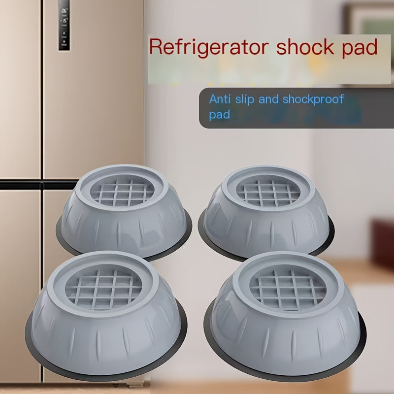 Noiseless washing machine, refrigerator, and dryer feet pads with durable shockproof rubber base.