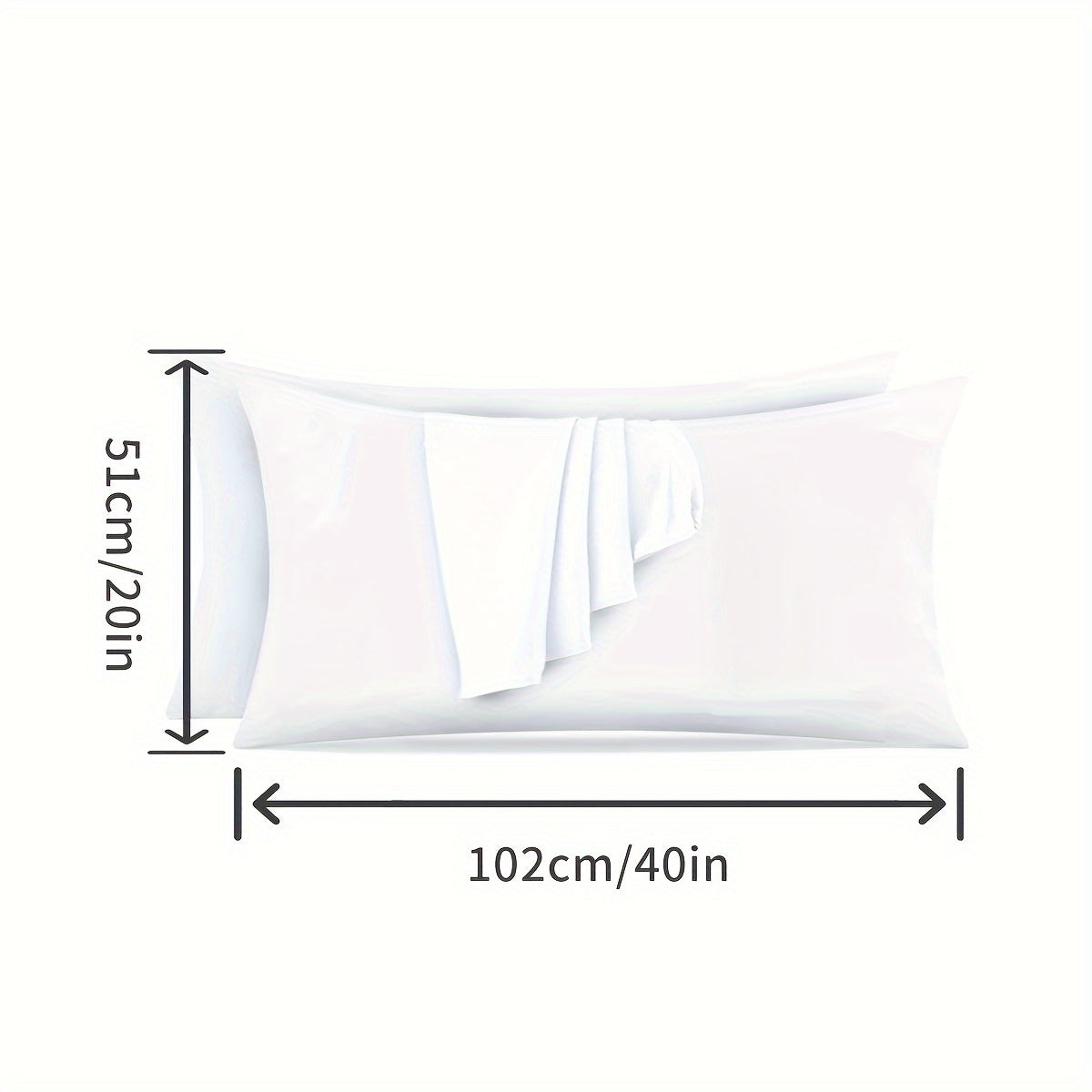 This pillow protector cover is made of 100% polyester knitted fabric that is waterproof and ultra-soft. The thick white pillowcase is breathable and machine washable with a zipper closure. It is water-resistant and features active printing, weighing 110g