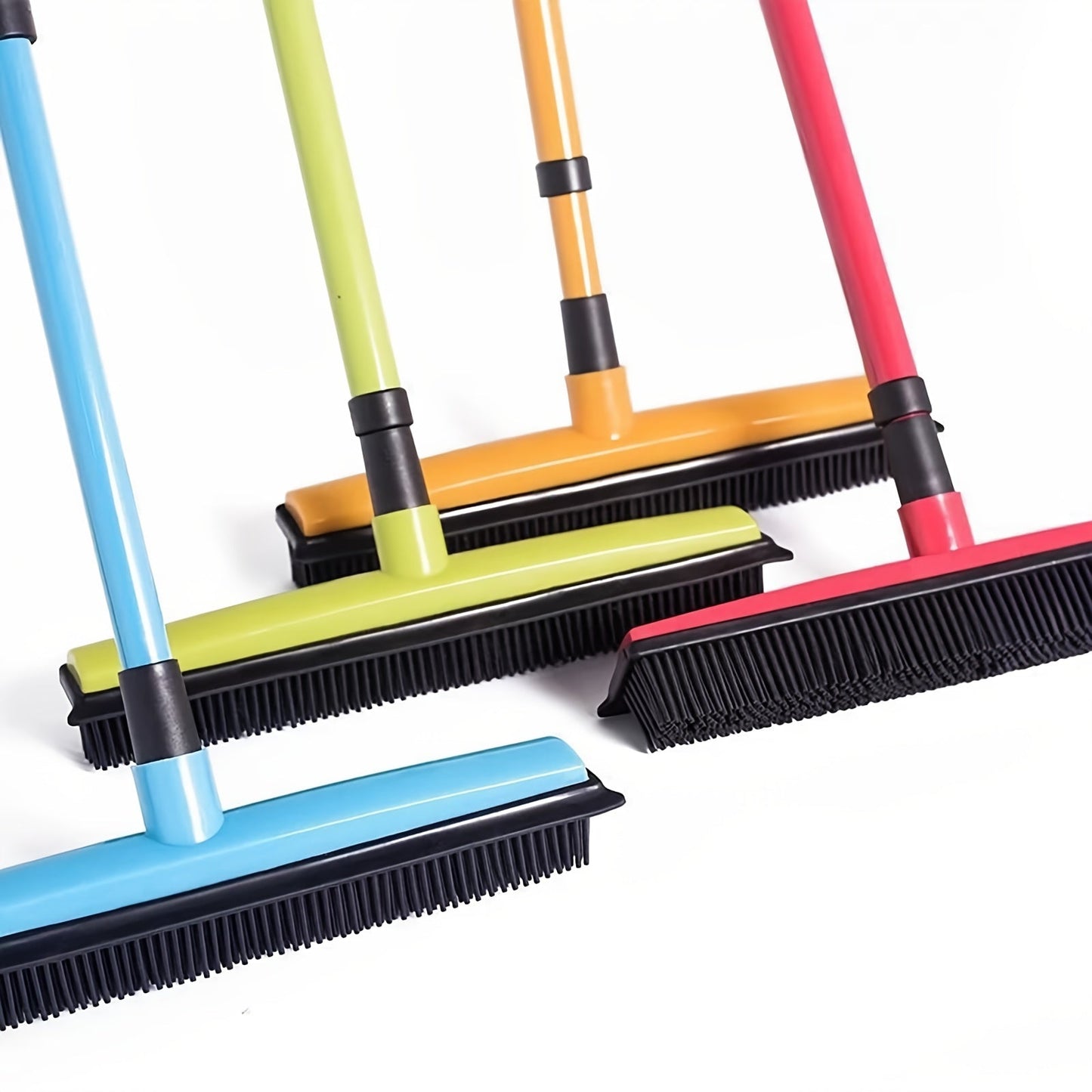 Get ready for school with this handy carpet hair removal sweeper! This telescopic broom comes with a silicone cleaning brush and dust removal floor brush, making it the perfect tool for keeping your home clean. Say goodbye to pet hair with this pet hair